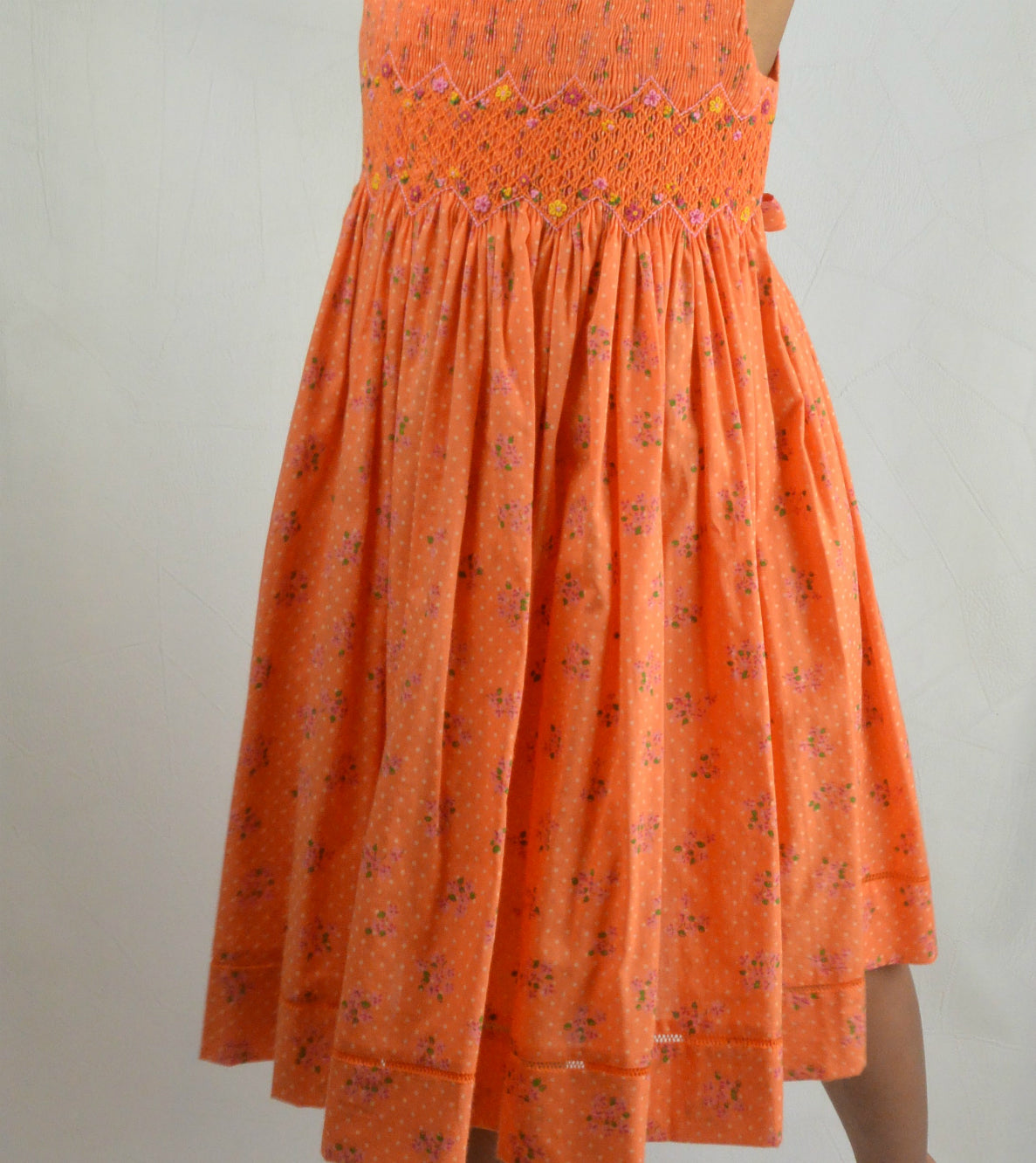 robe fille orange